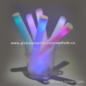 Wholesale Sound activated Flashing LED Cheering Sticks, Customized Logos Welcomed